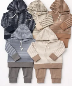 Alternative view of Conjuntos Rayado 2p Varon T1al6